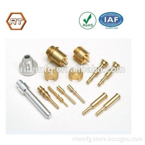 customized aluminum brass turned lathe machine parts